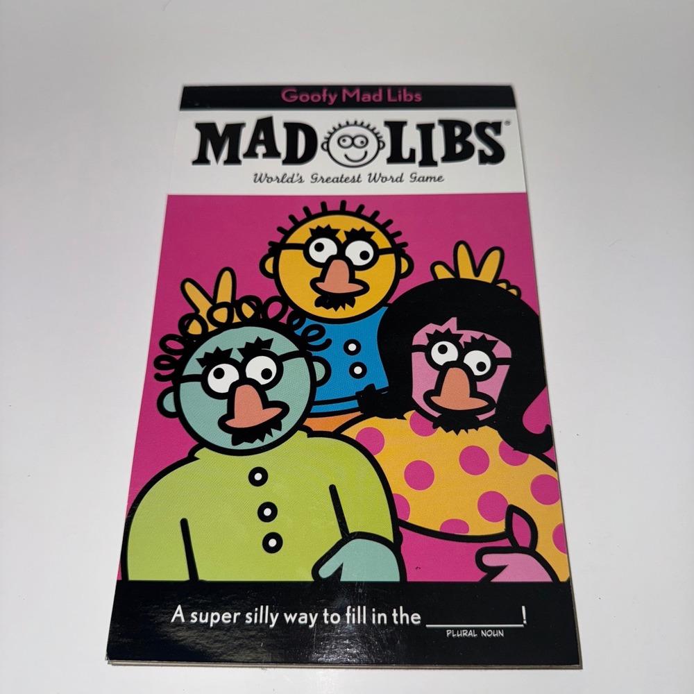 Goofy Mad Libs World's Greatest Word Game Book Activity Fun